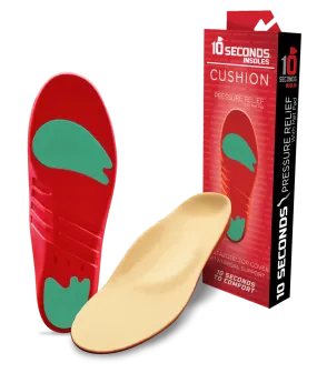 10 Seconds Insoles- Pressure Relief w/ Metatarsal Pad
