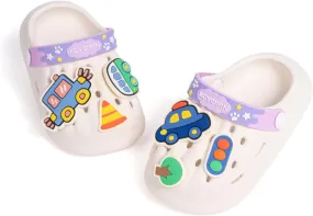 Babelvit Toddler Boys Girls Garden Clogs Infant Cute Slip On Slides Water Shoes Baby Lightweight Breathable Summer Beach Pool Outdoor Sandals Comfort Clogs Slippers