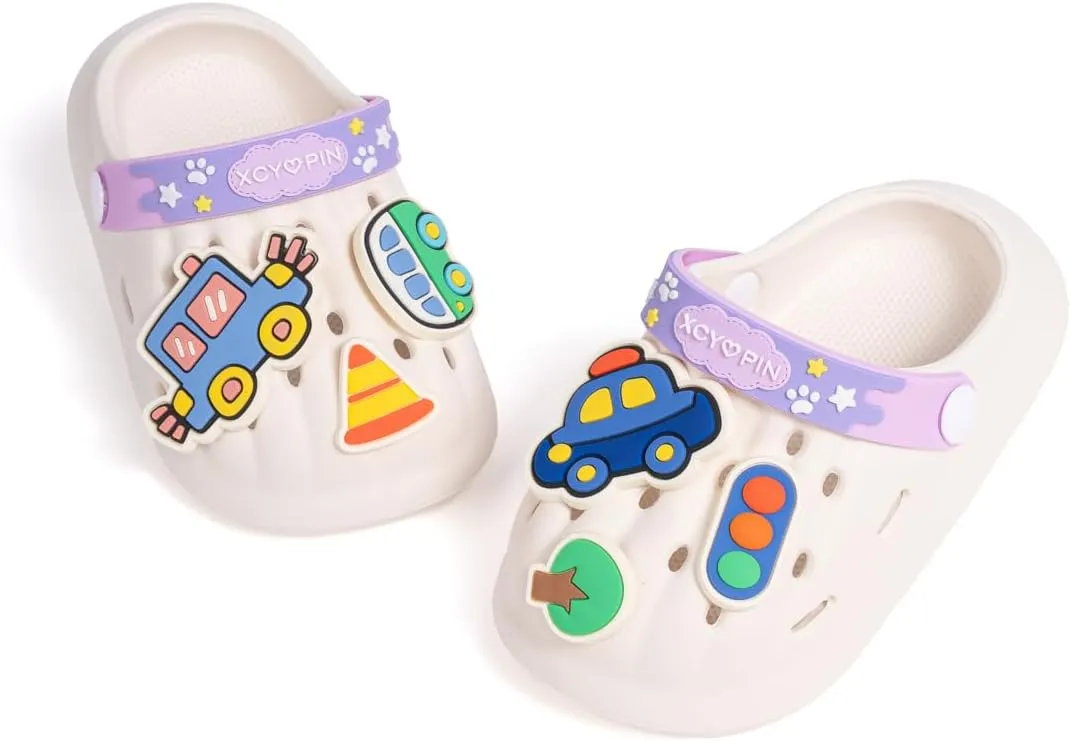 Babelvit Toddler Boys Girls Garden Clogs Infant Cute Slip On Slides Water Shoes Baby Lightweight Breathable Summer Beach Pool Outdoor Sandals Comfort Clogs Slippers