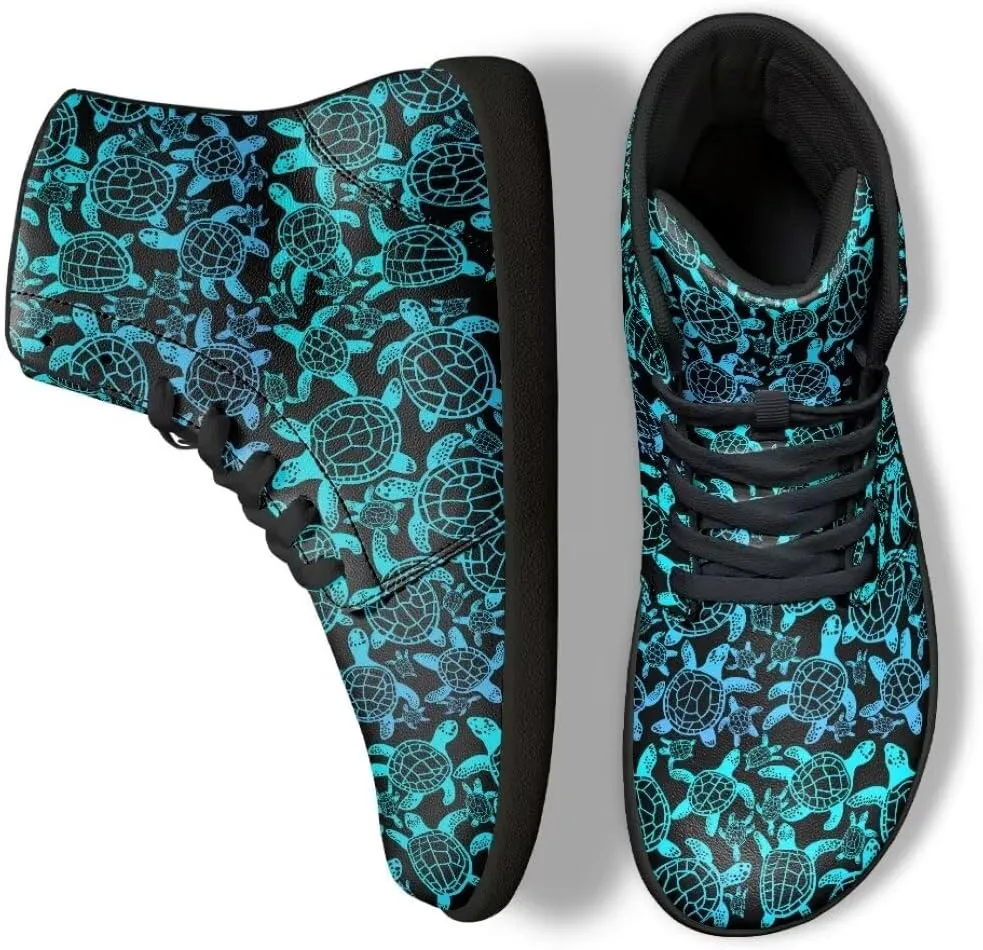 Barefoot Shoes Men Zero Drop Shoes Men Toe Shoes Anti Slip High-Top Zero Drop Sole Hiking Sneakers