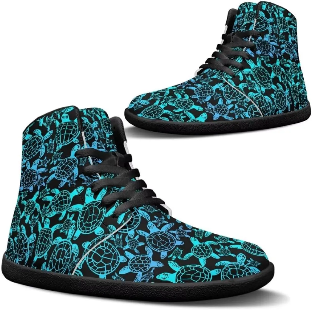 Barefoot Shoes Men Zero Drop Shoes Men Toe Shoes Anti Slip High-Top Zero Drop Sole Hiking Sneakers