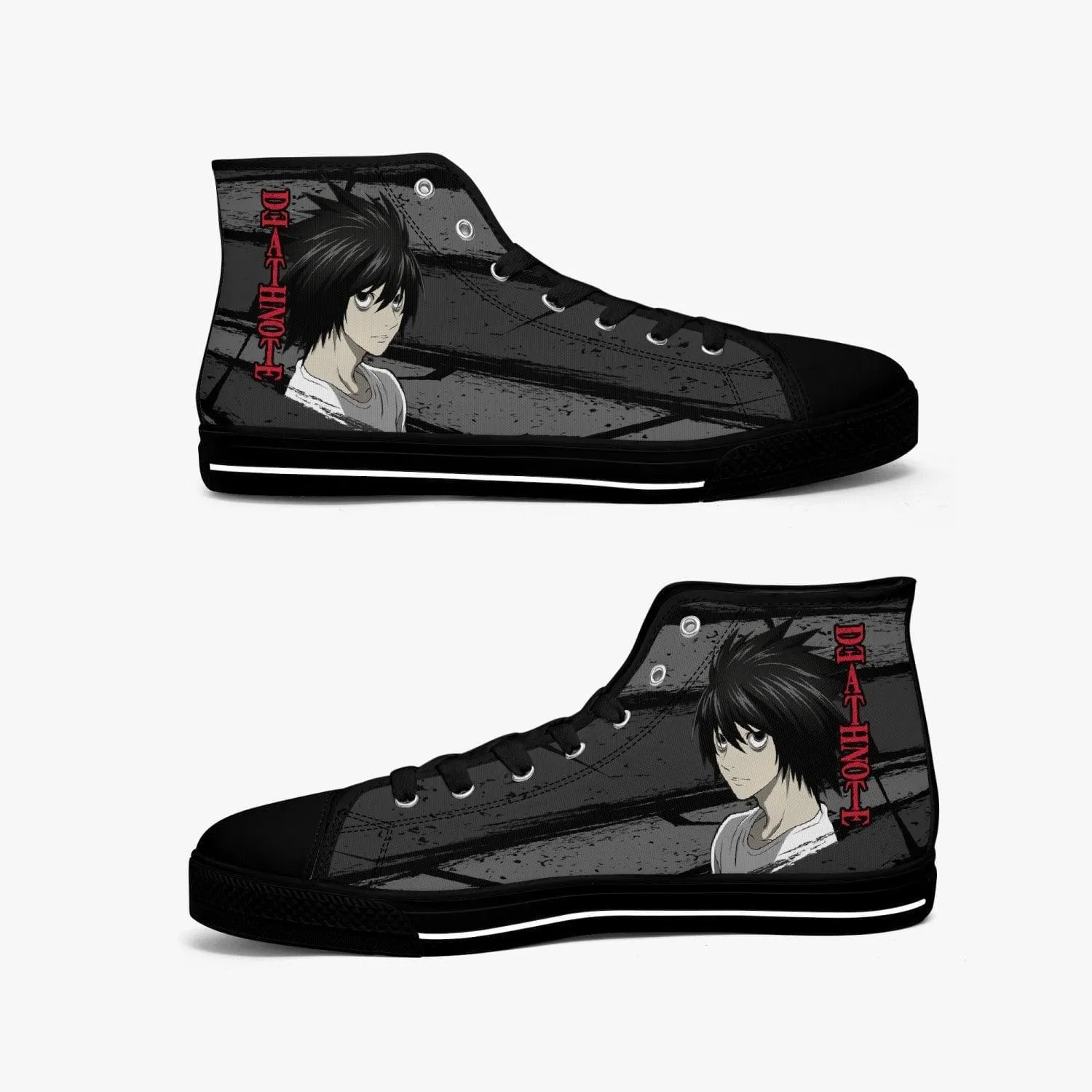 Death Note 'L' A-Star Mid Anime Shoes