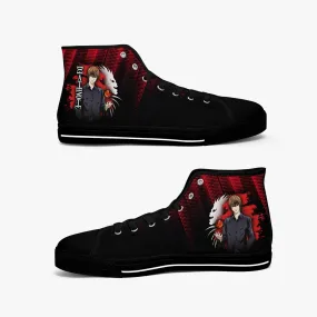 Death Note Light Yagami Red Black A-Star Mid Anime Shoes