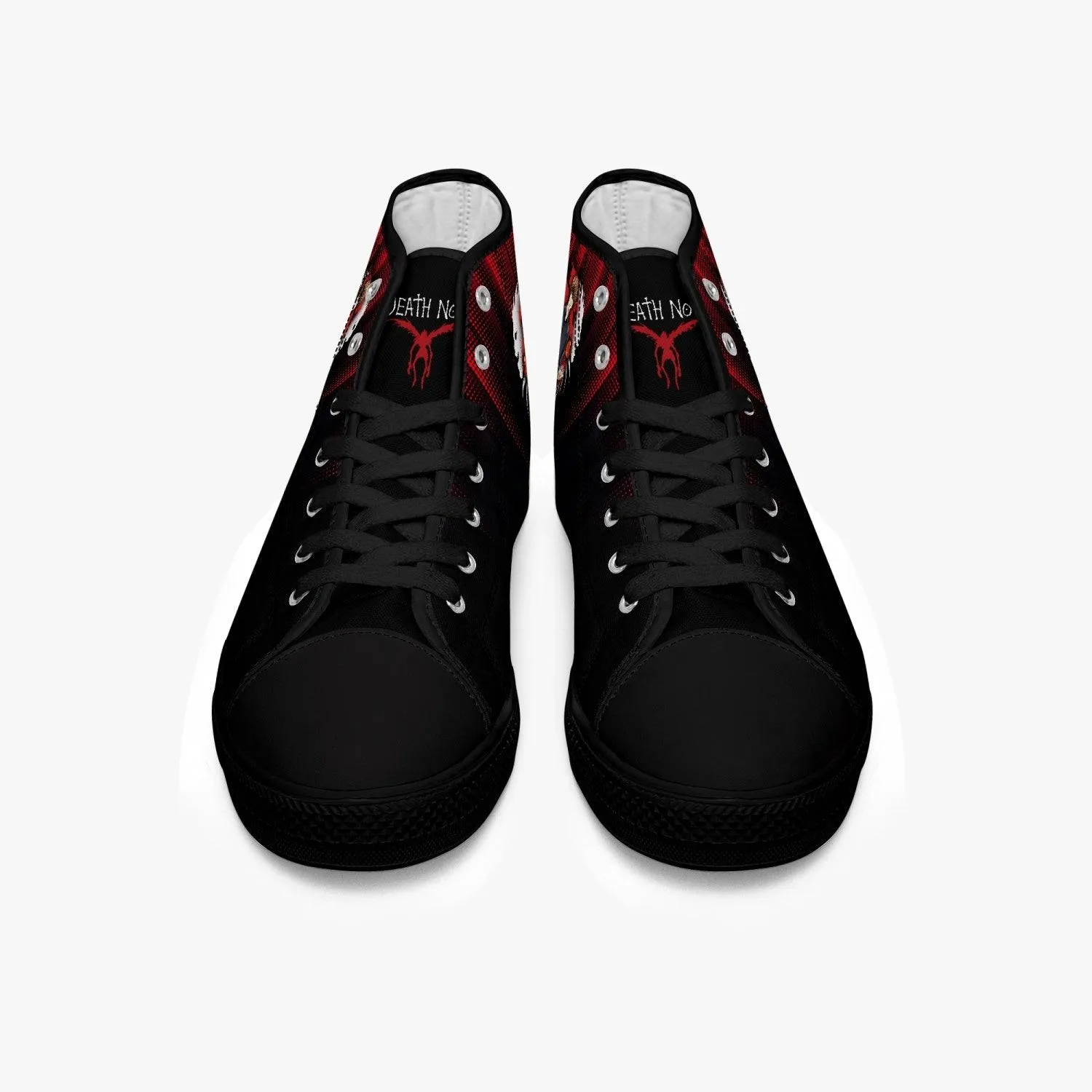 Death Note Light Yagami Red Black A-Star Mid Anime Shoes
