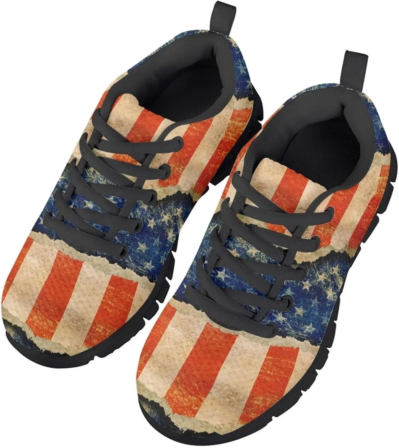 GIFTPUZZ Kids Road Running Shoes Lightweight Athletic Tennis Sports Walking Breathable Shoes Fitness