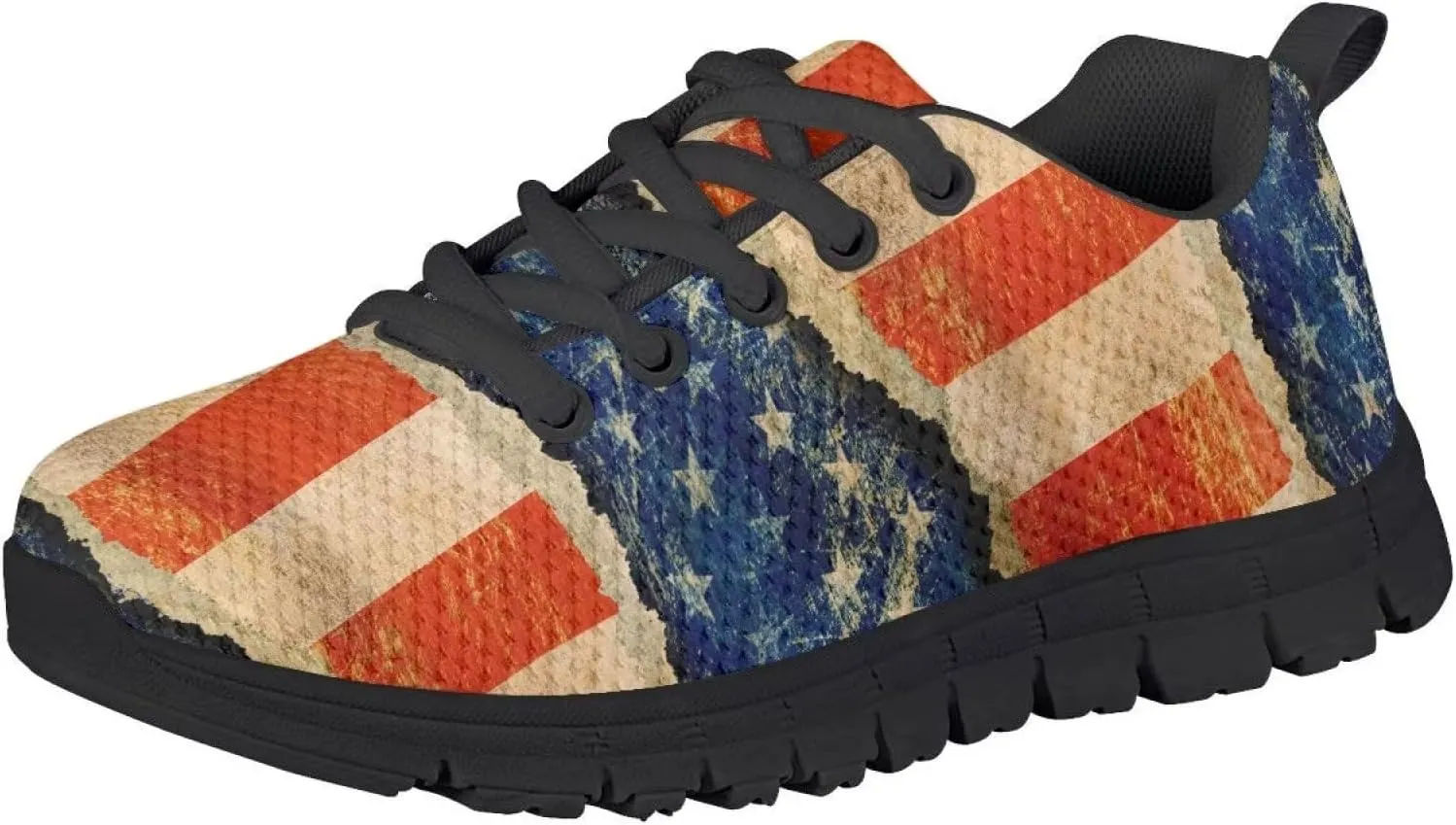 GIFTPUZZ Kids Road Running Shoes Lightweight Athletic Tennis Sports Walking Breathable Shoes Fitness