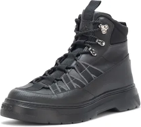 HUGO Men's High Top Hiking Style Lace Up Boot Fashion