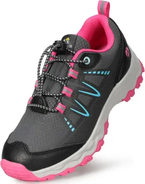 Kids Boys Running Shoes Waterproof Non-Slip Breathable Low-Top Outdoor Hiking Walking Sneakers (Little/Big Kids)