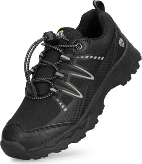 Kids Boys Running Shoes Waterproof Non-Slip Breathable Low-Top Outdoor Hiking Walking Sneakers (Little/Big Kids)
