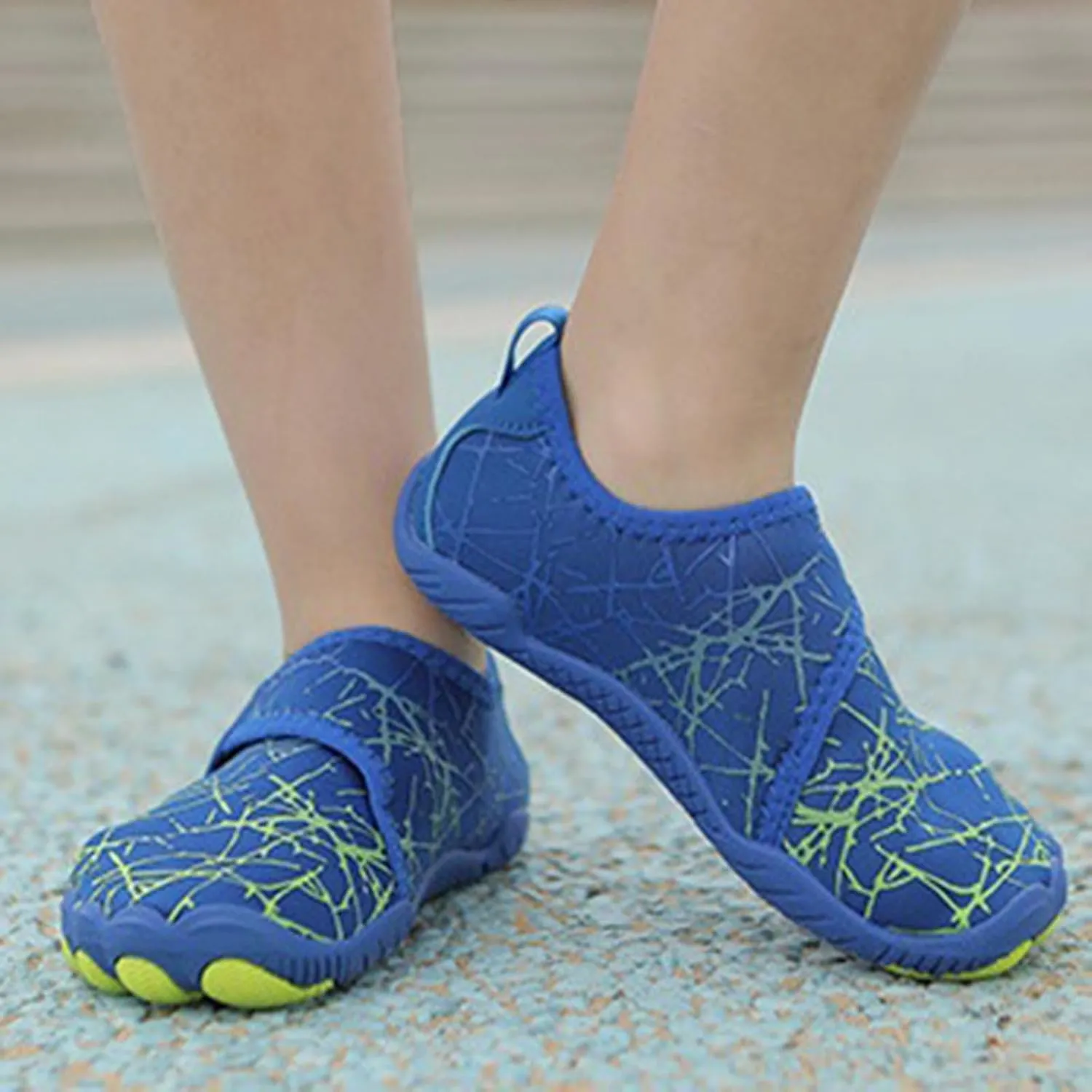 Kids Summer Water Shoes Boys Girls Swimming Hiking Socks Shoes Breathable Grounded Footwear Non Slip Wading Shoe