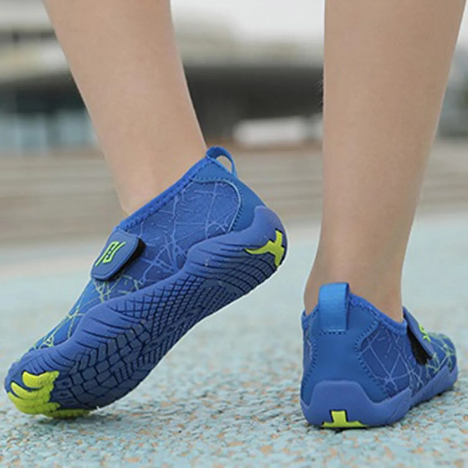 Kids Summer Water Shoes Boys Girls Swimming Hiking Socks Shoes Breathable Grounded Footwear Non Slip Wading Shoe