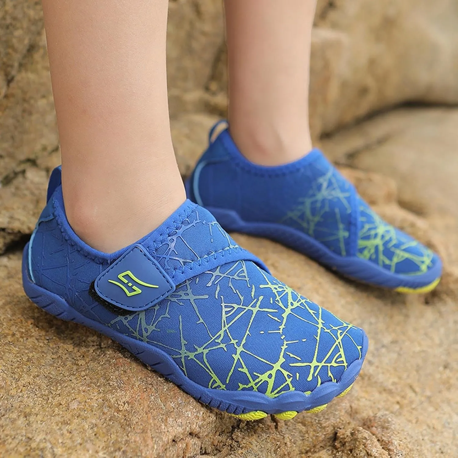 Kids Summer Water Shoes Boys Girls Swimming Hiking Socks Shoes Breathable Grounded Footwear Non Slip Wading Shoe