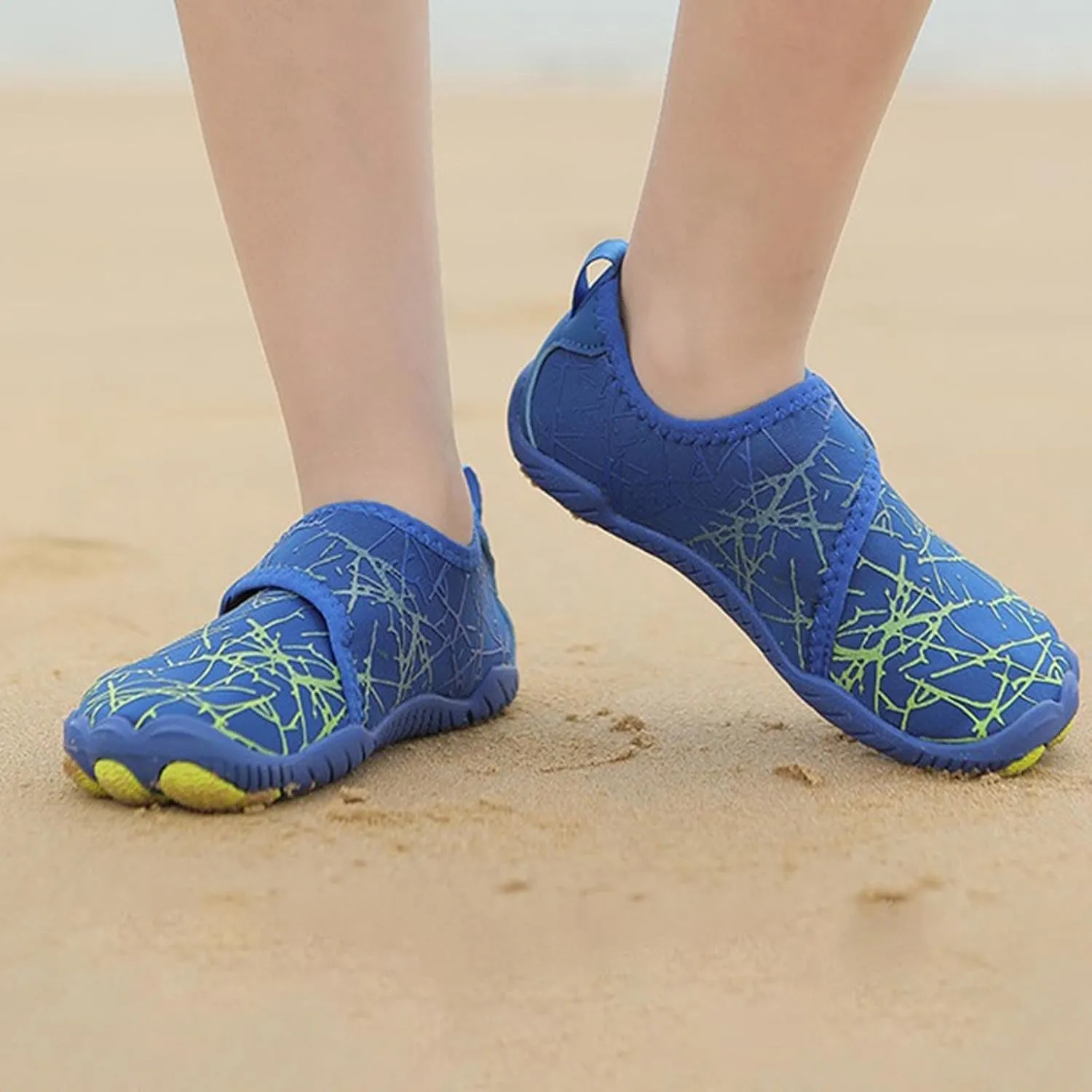 Kids Summer Water Shoes Boys Girls Swimming Hiking Socks Shoes Breathable Grounded Footwear Non Slip Wading Shoe
