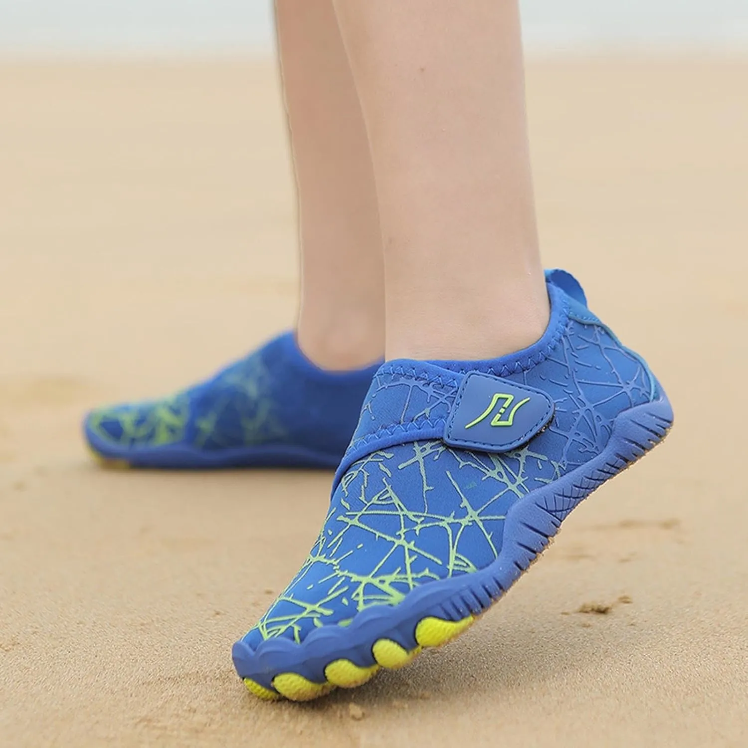 Kids Summer Water Shoes Boys Girls Swimming Hiking Socks Shoes Breathable Grounded Footwear Non Slip Wading Shoe
