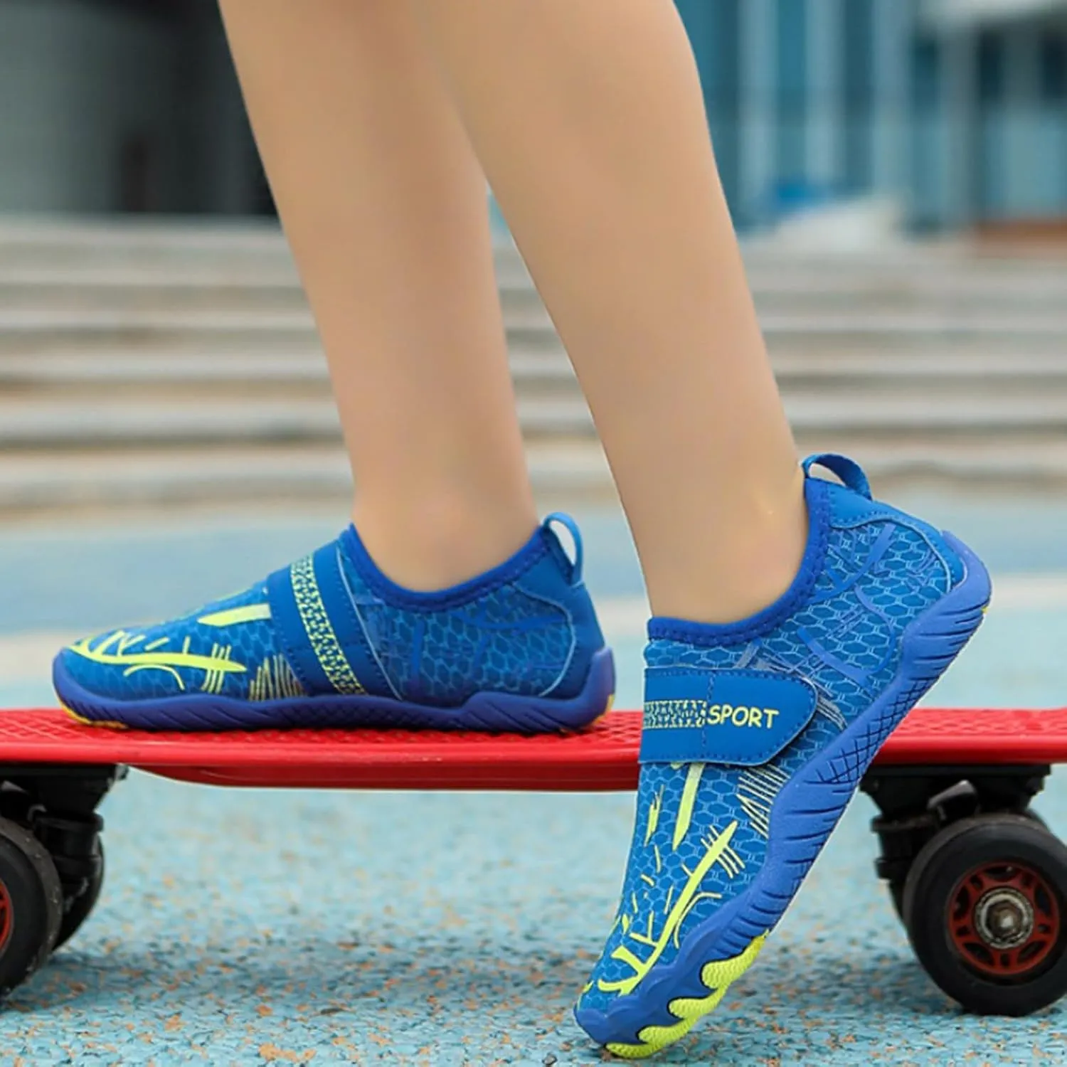 Kids Water Shoes Boys Girls Barefoot Socks Outdoor Indoor Lightweight Swimming Shoes Breathable Wading Shoe