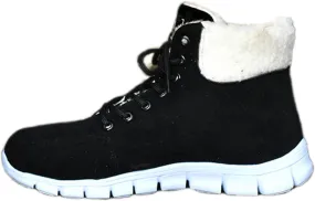Ladmiple Snow Boots For Women 2023 Trendy Winter Warm Ankle Booties Fur Lined Anti-Slip Outdoor Slip On Comfortable Warm Shoe