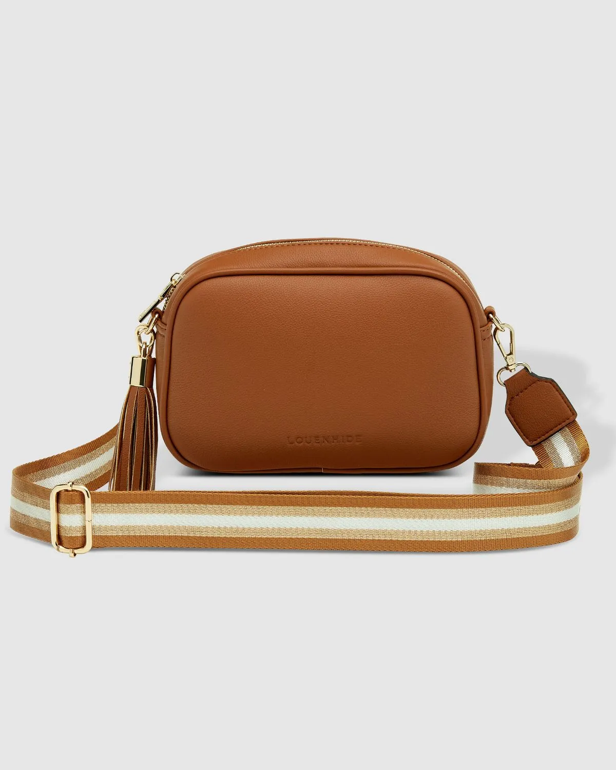 Louenhide - Jacinta Metallic Tan Crossbody