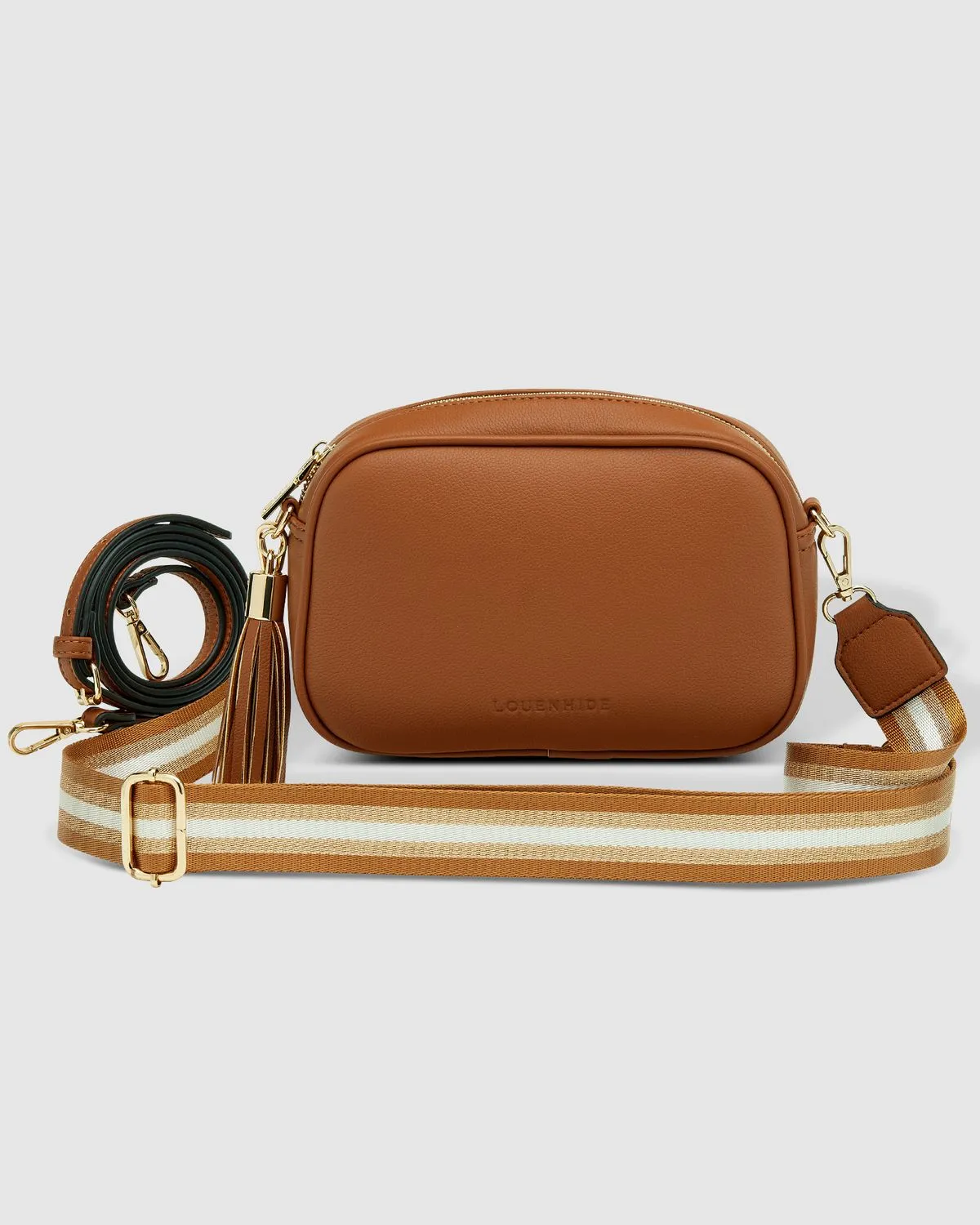 Louenhide - Jacinta Metallic Tan Crossbody