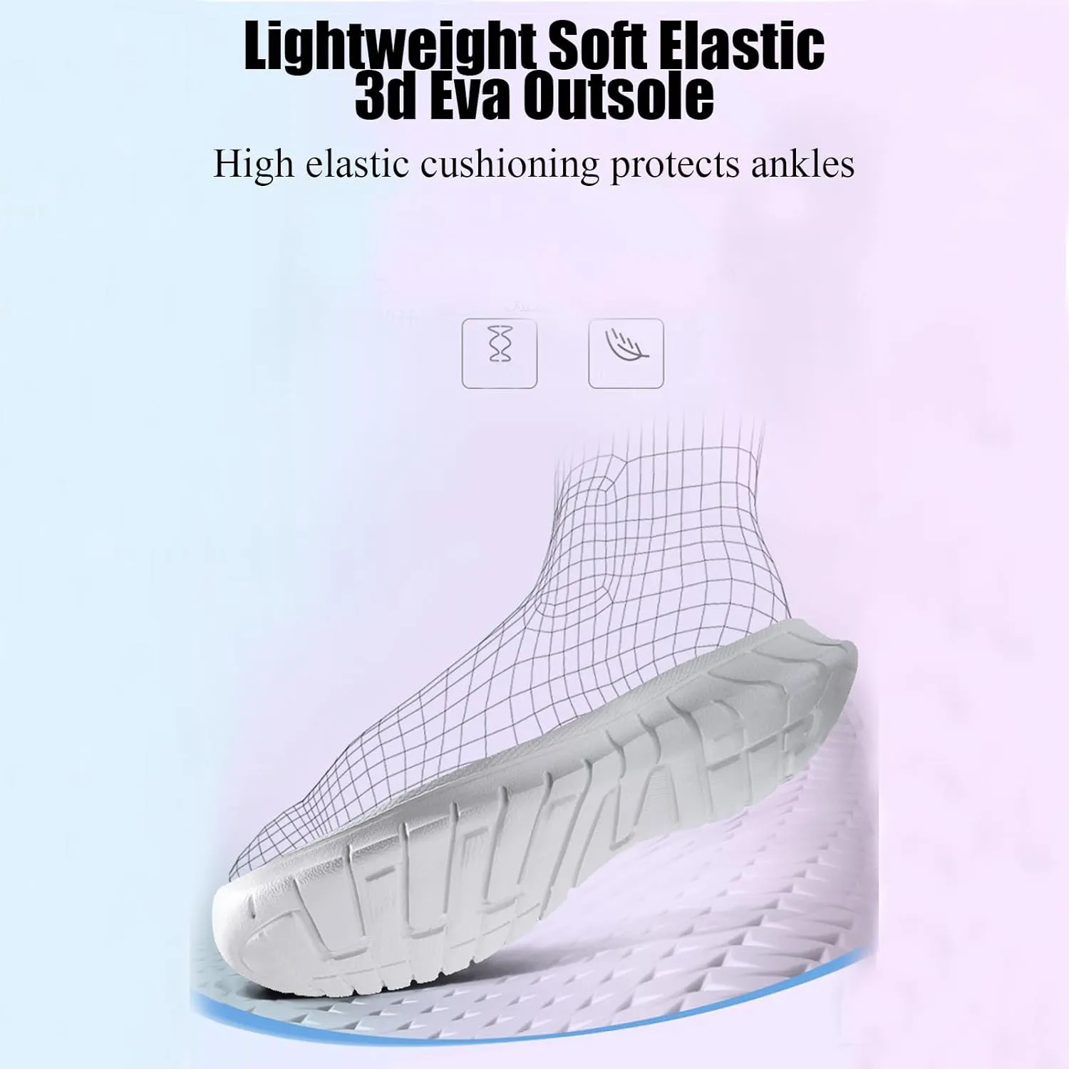 Men's and Women's Slip-On Flat Comfortable Arch Support Knitted Sneakers Softsole Non-Slip Lightweight Orthopedic Walking Sport Shoes Casual Running Tennis Fitness Shoes