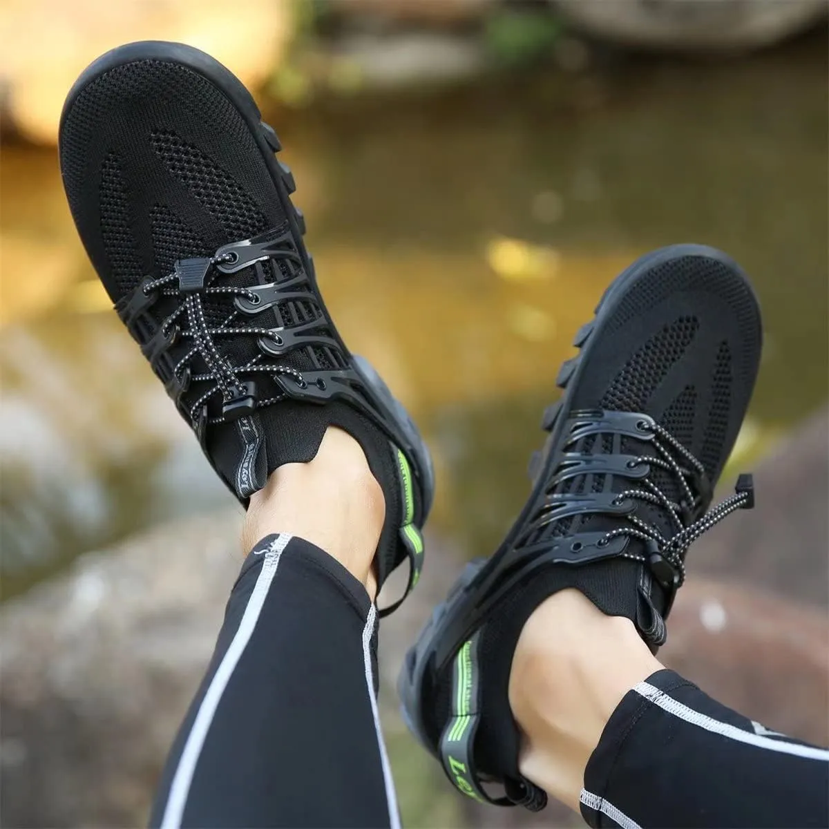 Men's Women's Breathable Mesh Sneakers for Sport Trekking Running