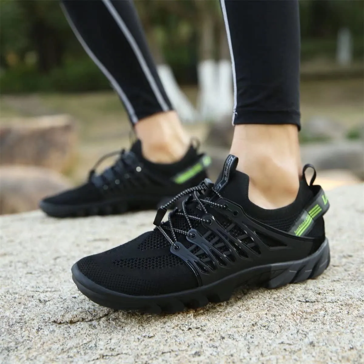 Men's Women's Breathable Mesh Sneakers for Sport Trekking Running