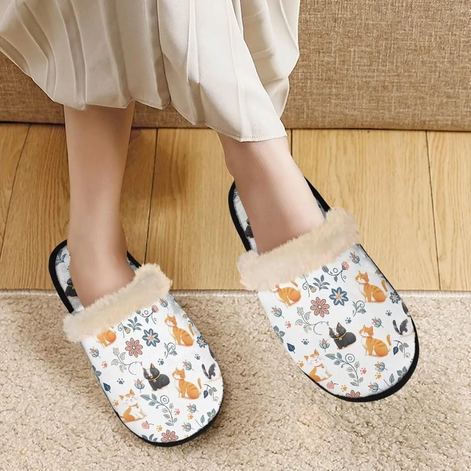 Slippers for Women Warm Soft Cozy Easy to Clean