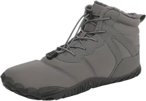 Winter Snow Boots for Women & Men | Minimalist Winter Snow Boots Barefoot | Warm Ankle Booties | Zero Drop Sole | Wide Toe Box | Slip on Sneakers | Waterproof Fur Lining Warm Snow Ankle Boots