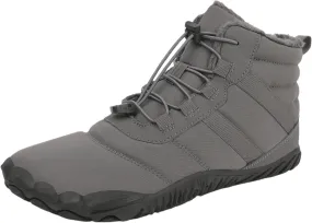 Winter Snow Boots for Women & Men | Minimalist Winter Snow Boots Barefoot | Warm Ankle Booties | Zero Drop Sole | Wide Toe Box | Slip on Sneakers | Waterproof Fur Lining Warm Snow Ankle Boots