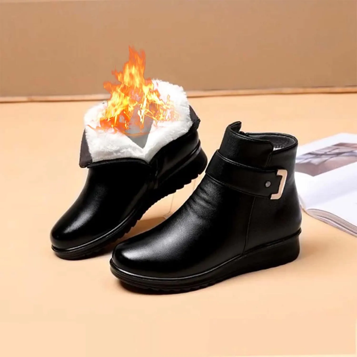 Womens Boots Winter Warm Adults Snow Boots Fall 2024 Womens Mens Snow Boots Winter Shoes Slip On Shoes Snow Women Running Shoes for Women Winter Booties Men