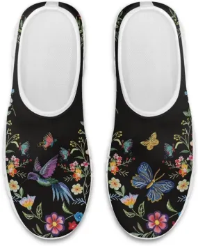 Women's Hummingbird Casual Wide Toe Loafers Driving Shoes Comfort Hiking Barefoot Sneaker Flats