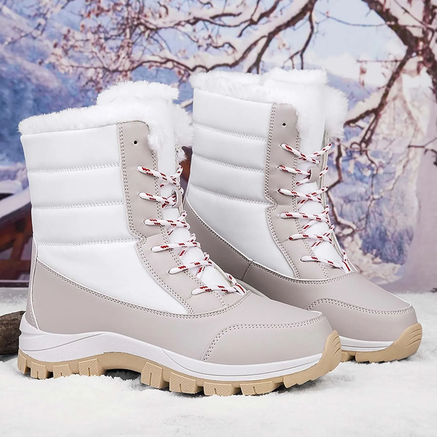 Women's Lace Up Low Top Skateboarding Shoes for Autumn and Winter White Shoes with Anti Slip and Wear-Resistant Soles Fashionable Short Distance Running Shoes Breathable and Comfortable Casual Shoes