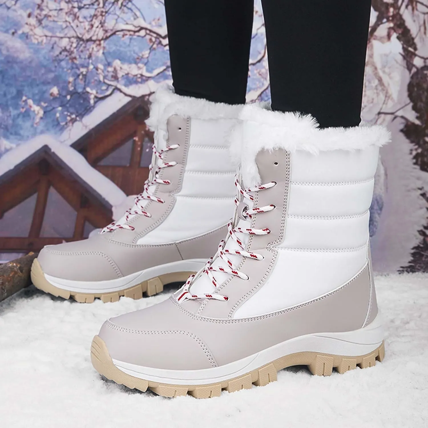 Women's Lace Up Low Top Skateboarding Shoes for Autumn and Winter White Shoes with Anti Slip and Wear-Resistant Soles Fashionable Short Distance Running Shoes Breathable and Comfortable Casual Shoes