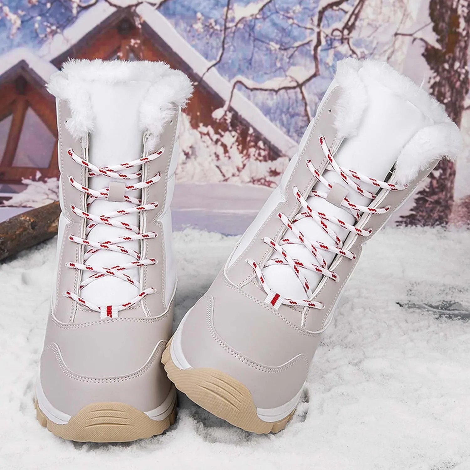 Women's Lace Up Low Top Skateboarding Shoes for Autumn and Winter White Shoes with Anti Slip and Wear-Resistant Soles Fashionable Short Distance Running Shoes Breathable and Comfortable Casual Shoes