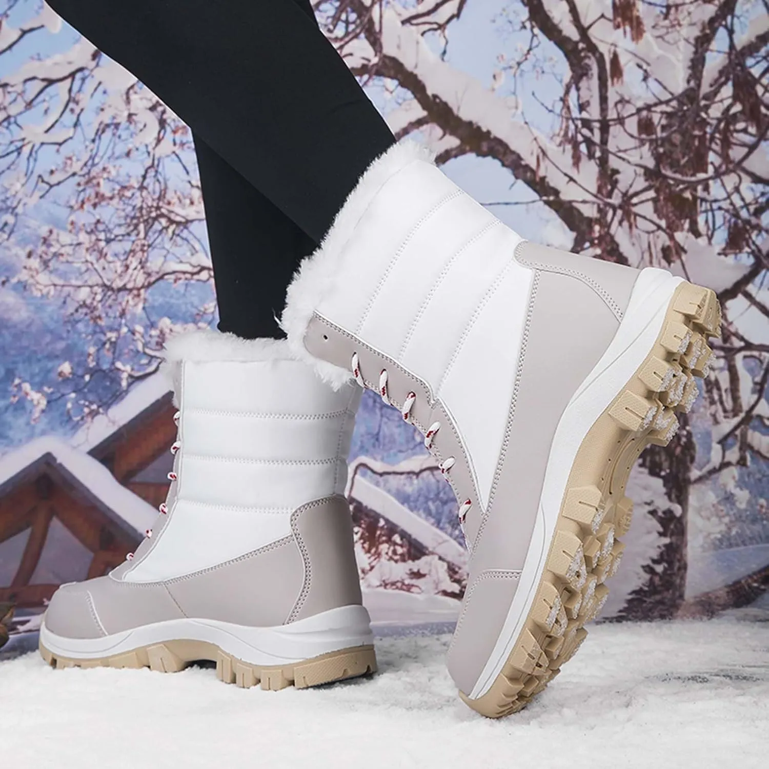 Women's Lace Up Low Top Skateboarding Shoes for Autumn and Winter White Shoes with Anti Slip and Wear-Resistant Soles Fashionable Short Distance Running Shoes Breathable and Comfortable Casual Shoes