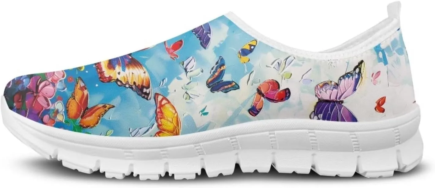 Women's Sneaker Casual Low Top Hiking Sneaker Lightweight Breathable Slip On Outdoor Soft Holiday Shoes for Womens