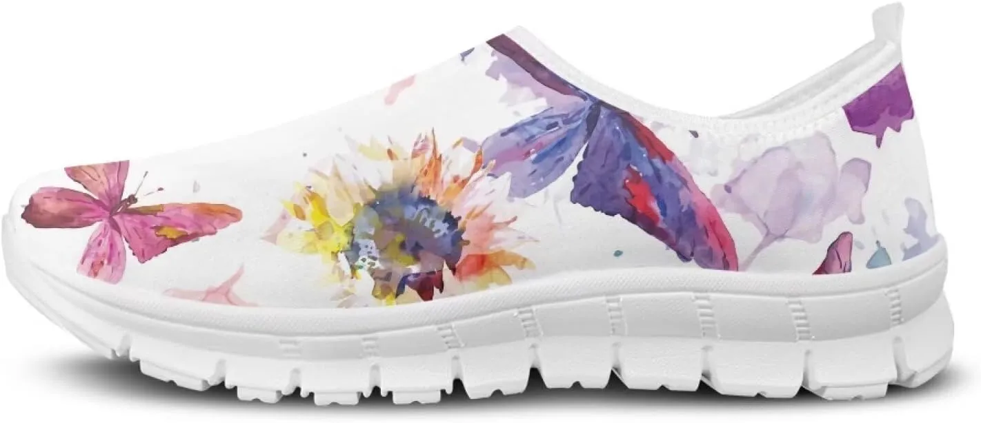 Women's Sneaker Casual Low Top Hiking Sneaker Lightweight Breathable Slip On Outdoor Soft Holiday Shoes for Womens