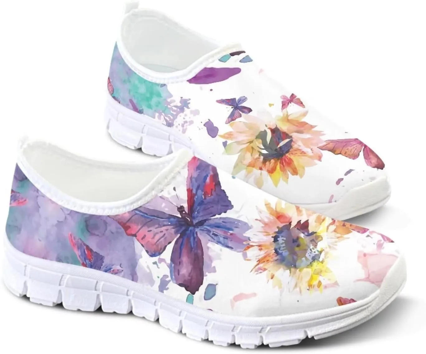 Women's Sneaker Casual Low Top Hiking Sneaker Lightweight Breathable Slip On Outdoor Soft Holiday Shoes for Womens