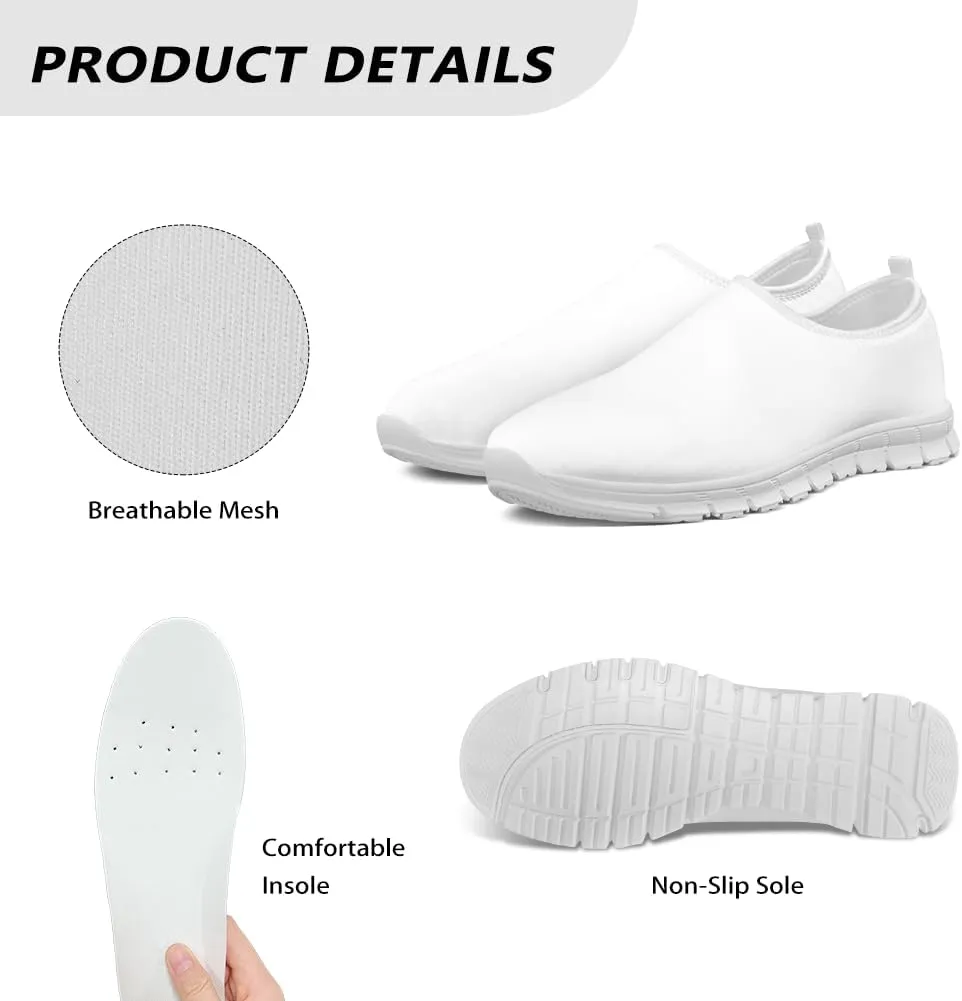 Women's Sneaker Casual Low Top Hiking Sneaker Lightweight Breathable Slip On Outdoor Soft Holiday Shoes for Womens