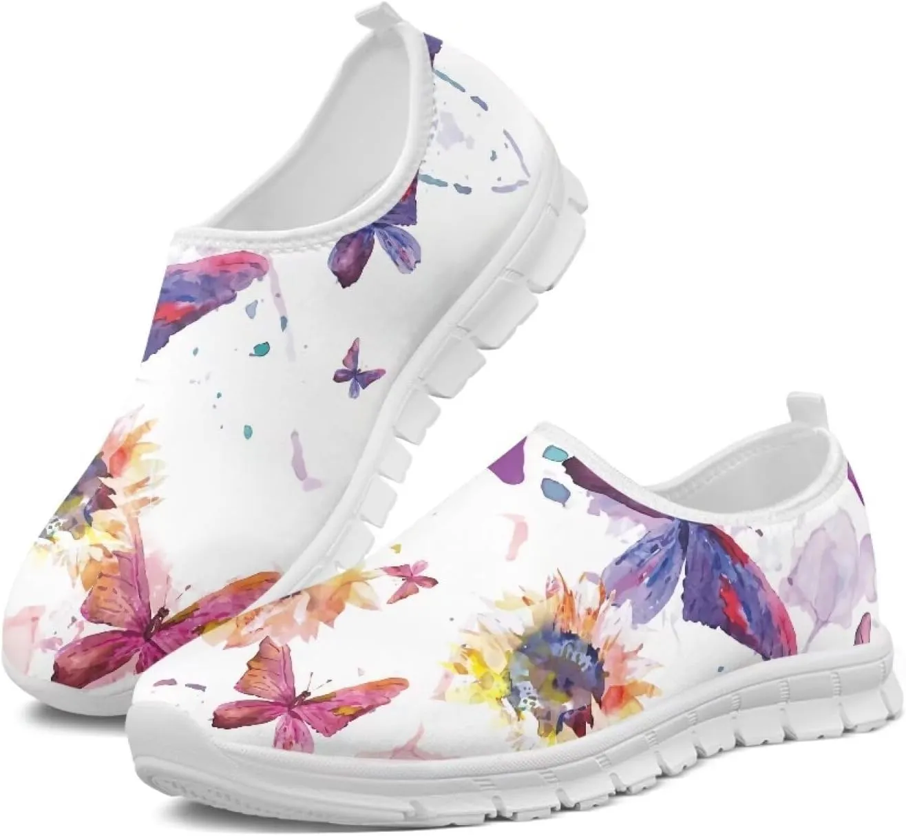 Women's Sneaker Casual Low Top Hiking Sneaker Lightweight Breathable Slip On Outdoor Soft Holiday Shoes for Womens